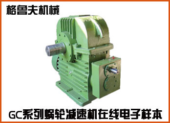 GC系列齒輪-蝸輪雙級(jí)蝸輪減速機(jī)在線樣本